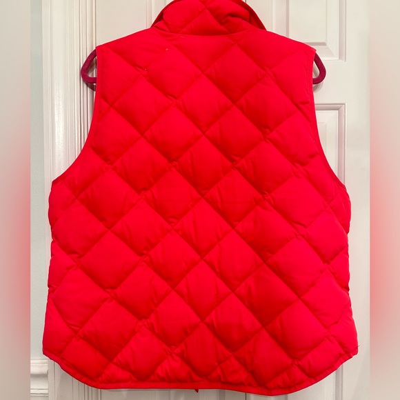J.Crew Factory Pink Quilted Vest - Picture 3 of 6